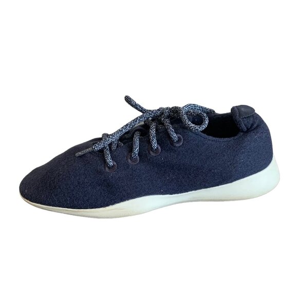 ALLBIRDS Navy Blue Wool Washable Comfortable Men's Running Shoes Size 10 - Picture 4 of 10